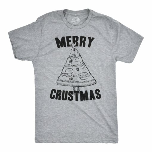 Merry Crustmas Pizza Men’s Tshirt