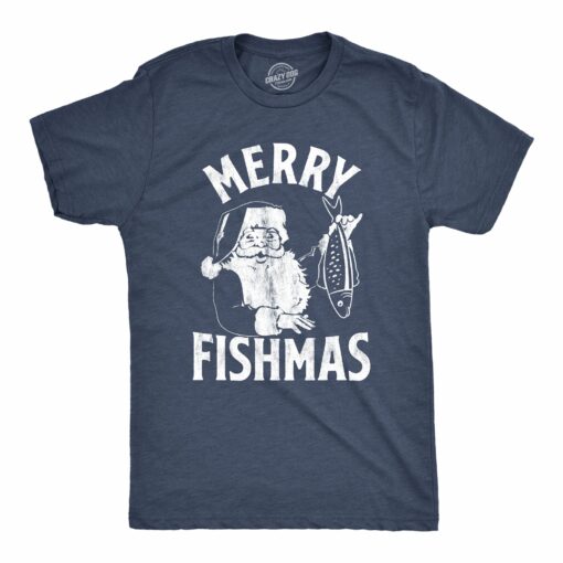 Merry Fishmas Men’s Tshirt