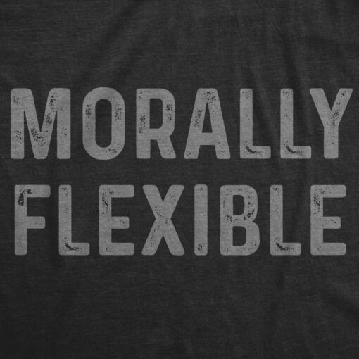 Morally Flexible Men’s Tshirt