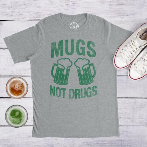 Mugs Not Drugs Men’s Tshirt