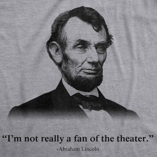 Not A Fan Of The Theater Men’s Tshirt