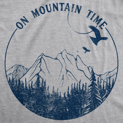 On Mountain Time Men’s Tshirt