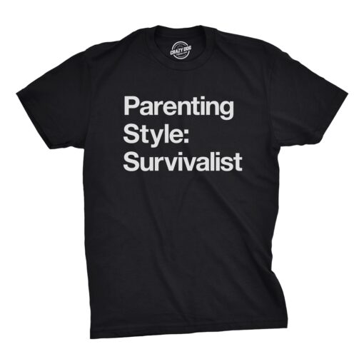 Parenting Style Survivalist Men’s Tshirt