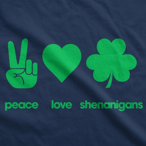 Peace Love Shenanigans Men’s Tshirt