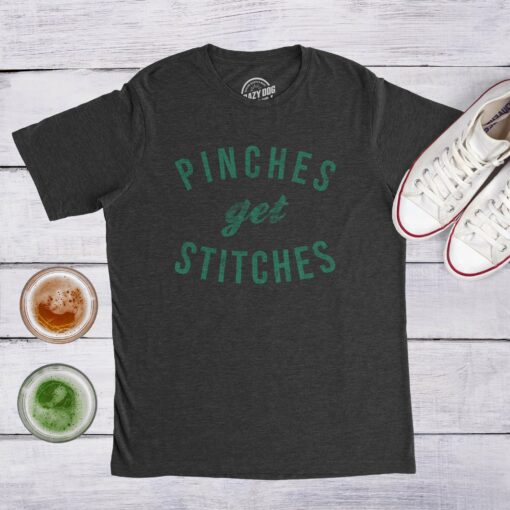 Pinches Get Stitches Men’s Tshirt