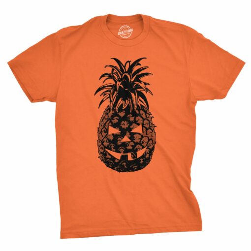Pineapple Jack-O-Lantern Men’s Tshirt