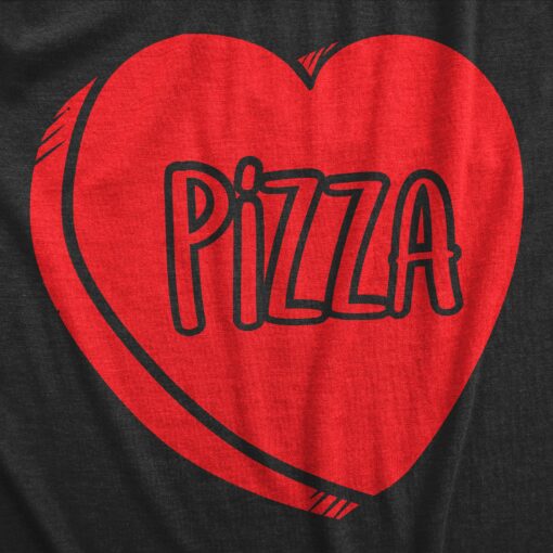 Pizza Candy Heart Men’s Tshirt