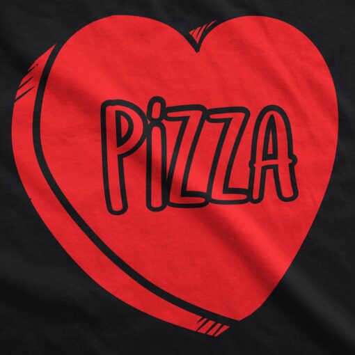 Pizza Candy Heart Men’s Tshirt