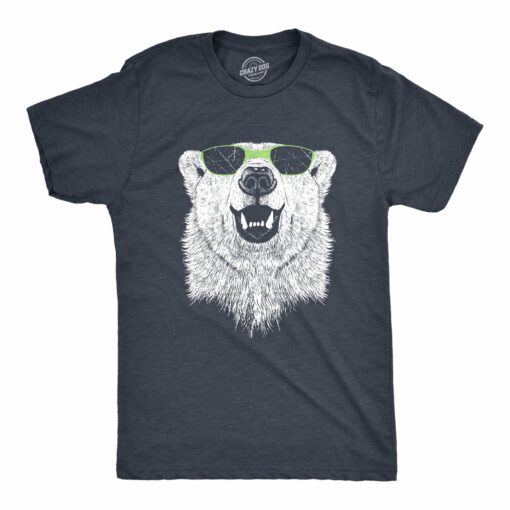 Polar Bear Wearing Sunglasses Men’s Tshirt