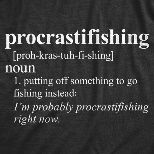 Procrastifishing Men’s Tshirt