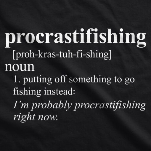 Procrastifishing Men’s Tshirt