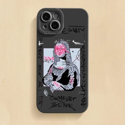 Puffer Jacket Phone Case Art Style