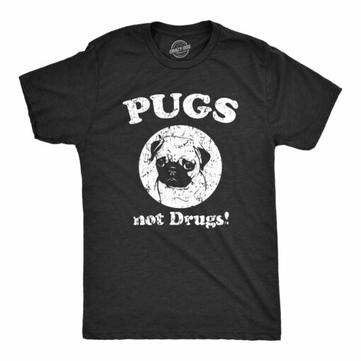 Pugs Not Drugs Men’s Tshirt