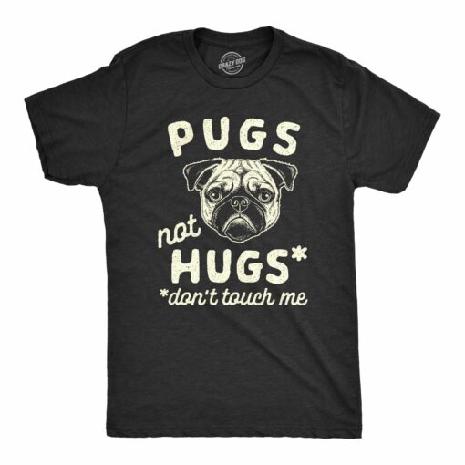 Pugs Not Hugs Coronavirus Men’s Tshirt