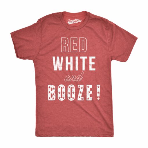 Red White and Booze Men’s Tshirt
