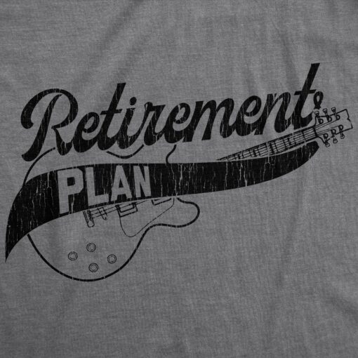 Retirement Plan Guitar Men’s Tshirt