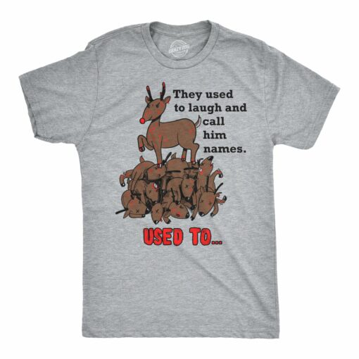 Rudolph The Psychopath Reindeer Men’s Tshirt