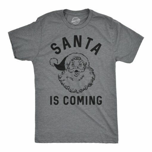 Santa Is Coming Men’s Tshirt