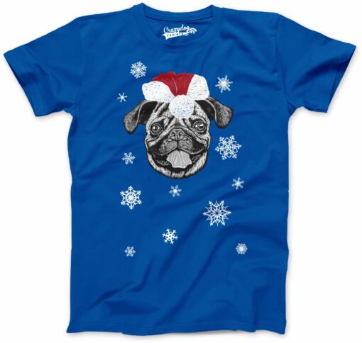 Santa Pug Ugly Christmas Sweater Men’s Tshirt