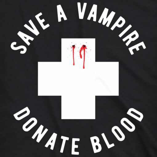 Save A Vampire Donate Blood Men’s Tshirt