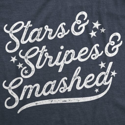 Stars, Stripes And Smashed Men’s Tshirt