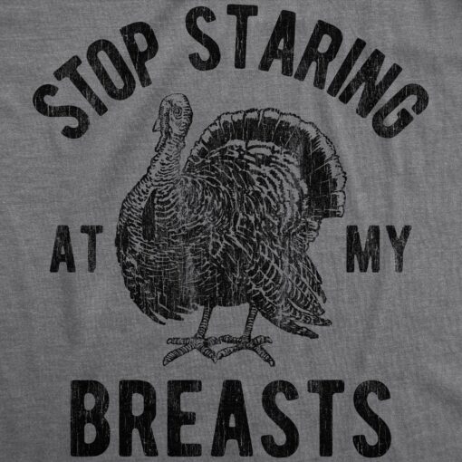 Stop Staring At My Breasts Men’s Tshirt