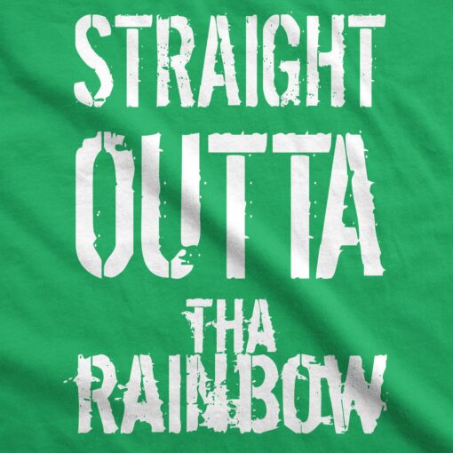 Straight Outta The Rainbow Men’s Tshirt