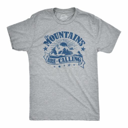 The Mountains Are Calling Men’s Tshirt