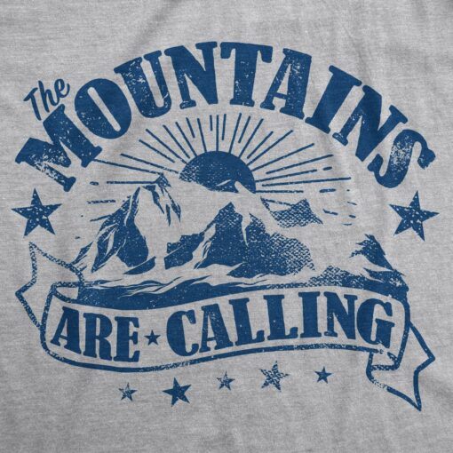 The Mountains Are Calling Men’s Tshirt