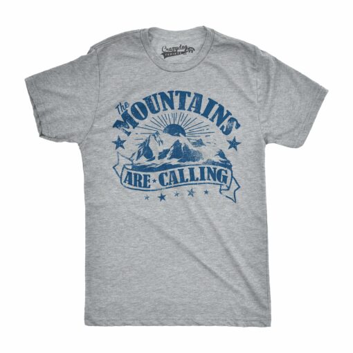 The Mountains Are Calling Men’s Tshirt