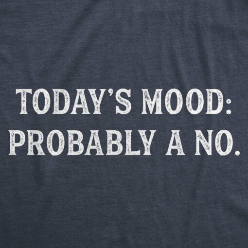 Today’s Mood Probably A No Men’s Tshirt