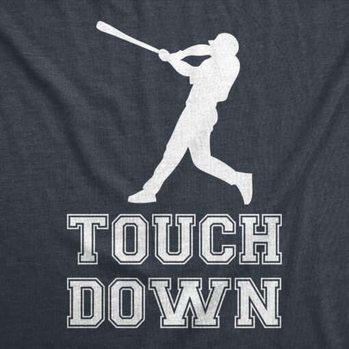 Touch Down Baseball Bat Men’s Tshirt