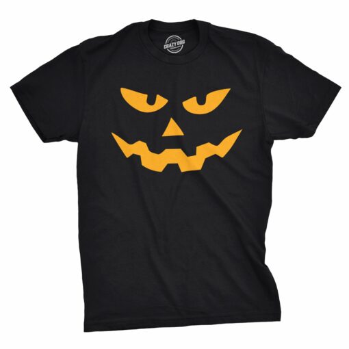 Triangle Nose Pumpkin Face Halloween Men’s Tshirt