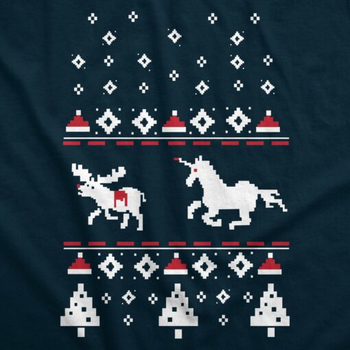 Unicorn Stab Ugly Christmas Sweater Men’s Tshirt
