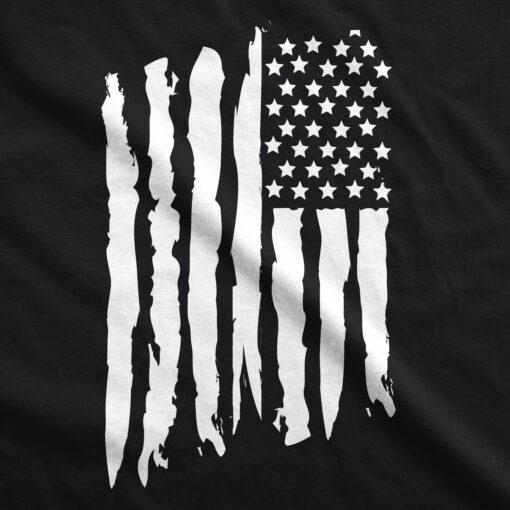 Vertical Grunge Flag Men’s Tshirt