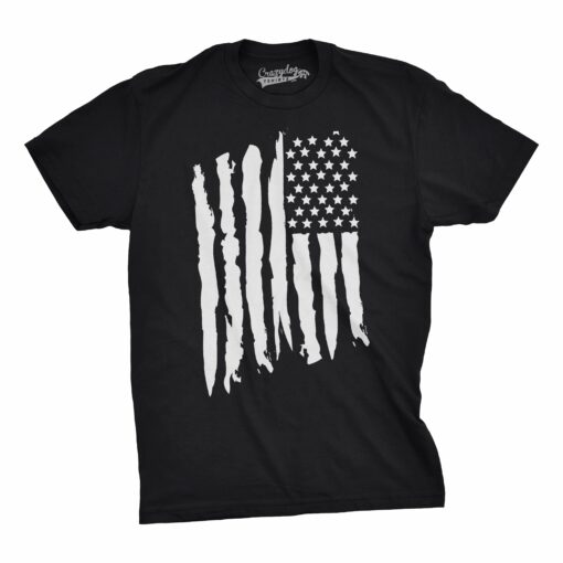 Vertical Grunge Flag Men’s Tshirt