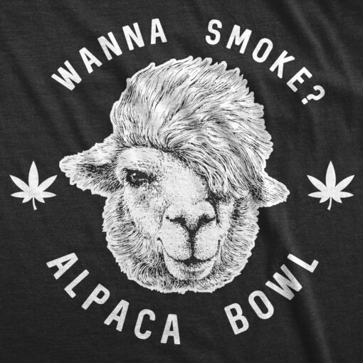 Wanna Smoke Alpaca Bowl Men’s Tshirt