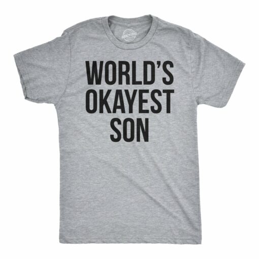 World’s Okayest Son Men’s Tshirt