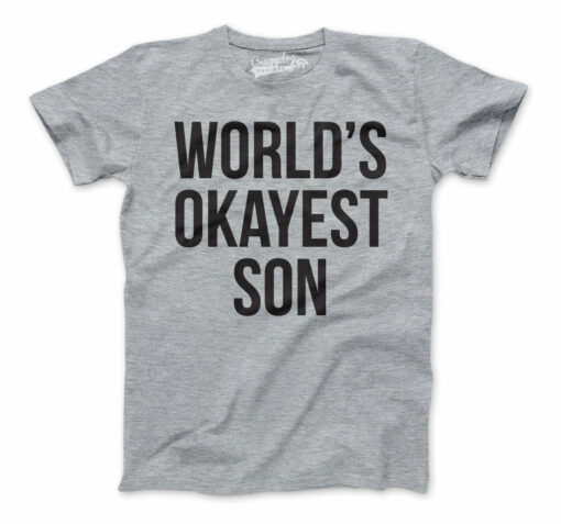 World’s Okayest Son Men’s Tshirt