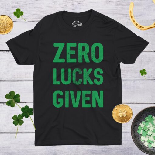 Zero Lucks Given Men’s Tshirt