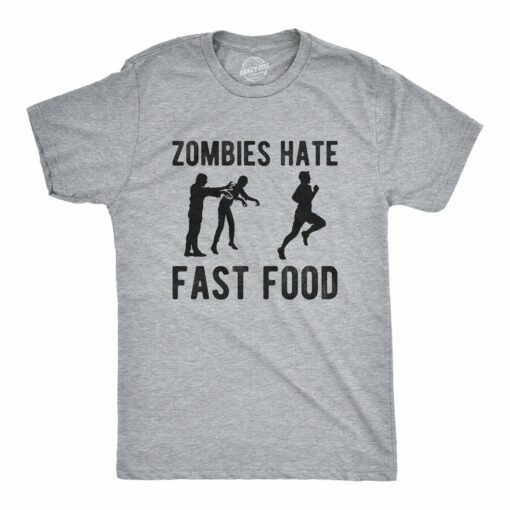 Zombies Hate Fast Food Men’s Tshirt