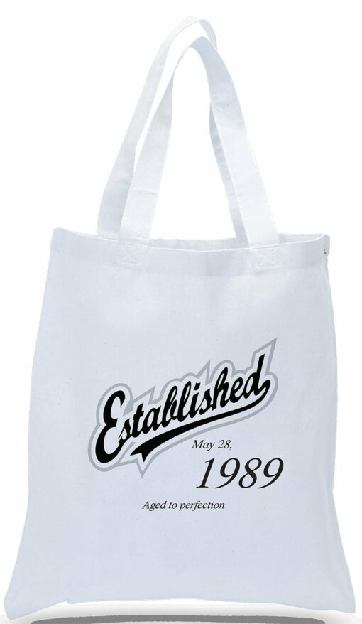 Established – BirthdayAge bags