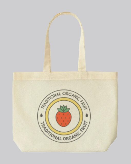 Large Cotton Basic Grocery Tote Bags Customized – Personalized Tote Bags With Your Logo