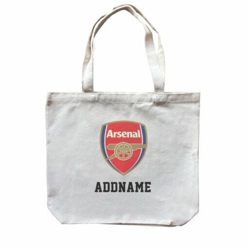 Arsenal Football Logo Addname Canvas Bag