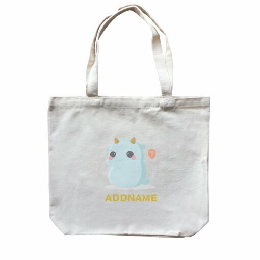 Chinese New Year Cute Twelve Zodiac Animals Goat Addname Canvas Bag