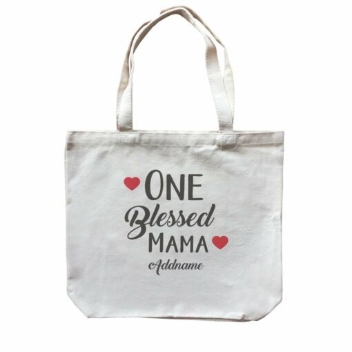 Christian Series One Blessed Mama Addname Canvas Bag