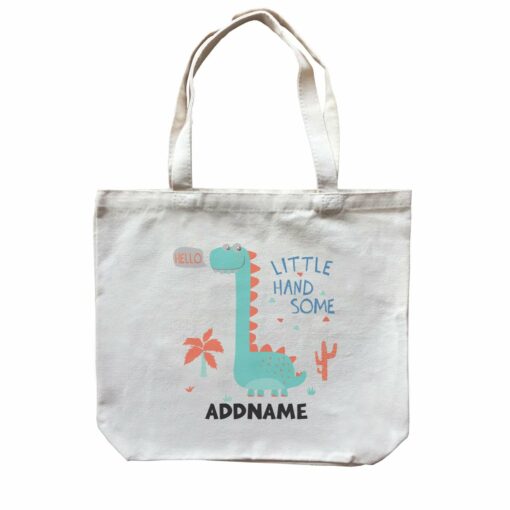 Hello Little Handsome Dinosaur Addname Bag Canvas Bag