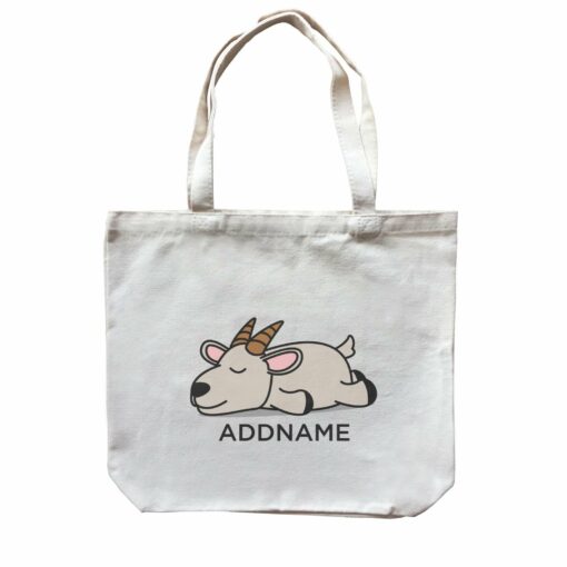 Lazy Goat Addname Canvas Bag