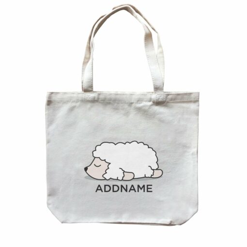 Lazy Sheep Addname Canvas Bag