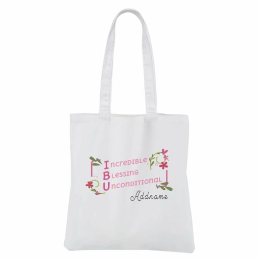 Mother’s Day – Incredible Ibu White Canvas Bag